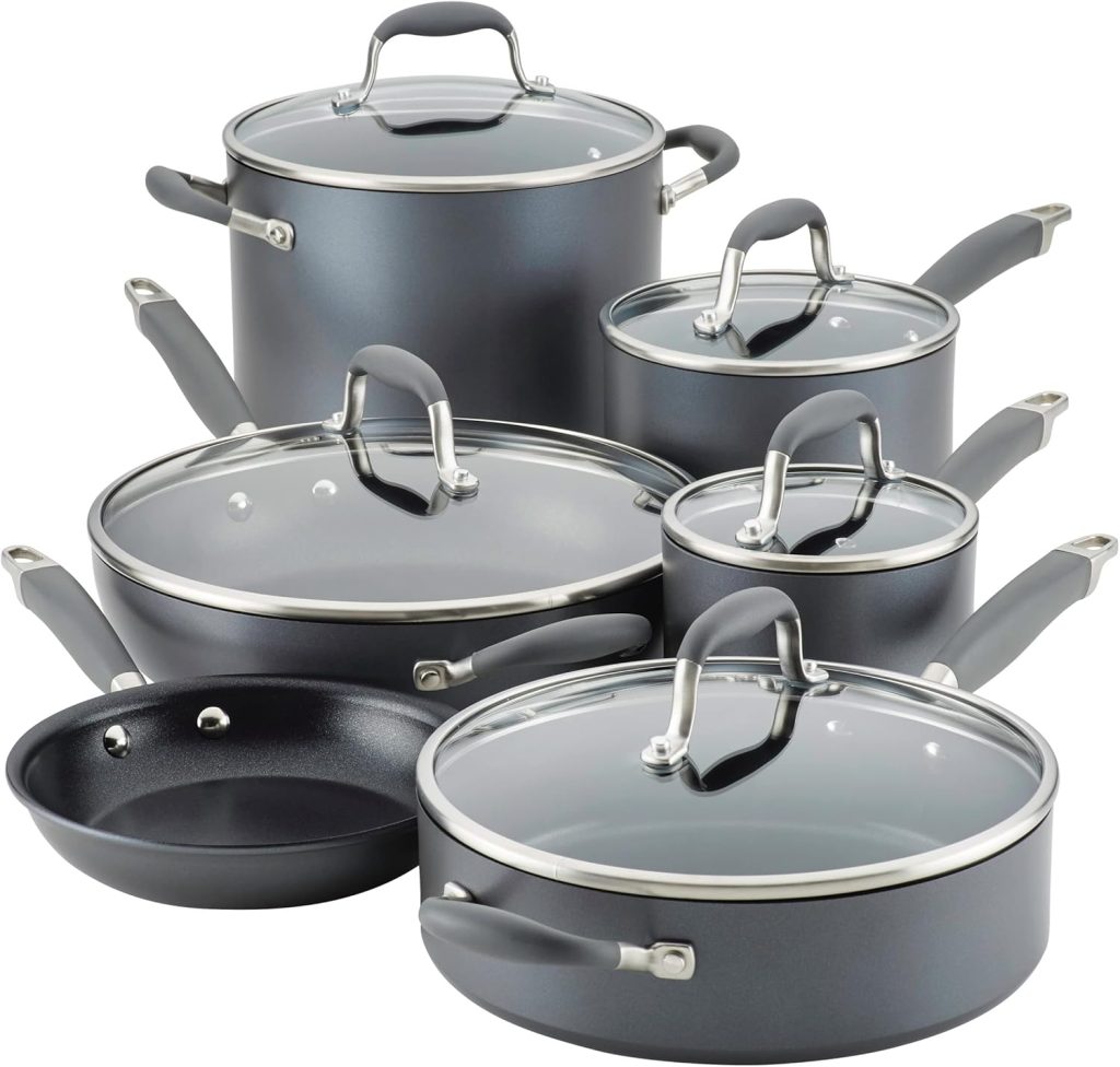 Anolon Advanced Hard-Anodized Nonstick 11-Piece Cookware Set
