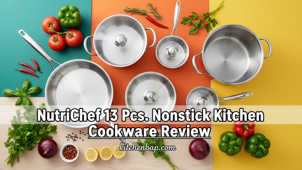 NutriChef 13 Pcs. Nonstick Kitchen Cookware Review