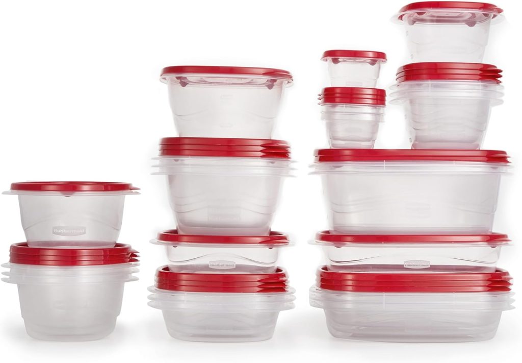 Rubbermaid TakeAlongs Microwave Food Storage Containers