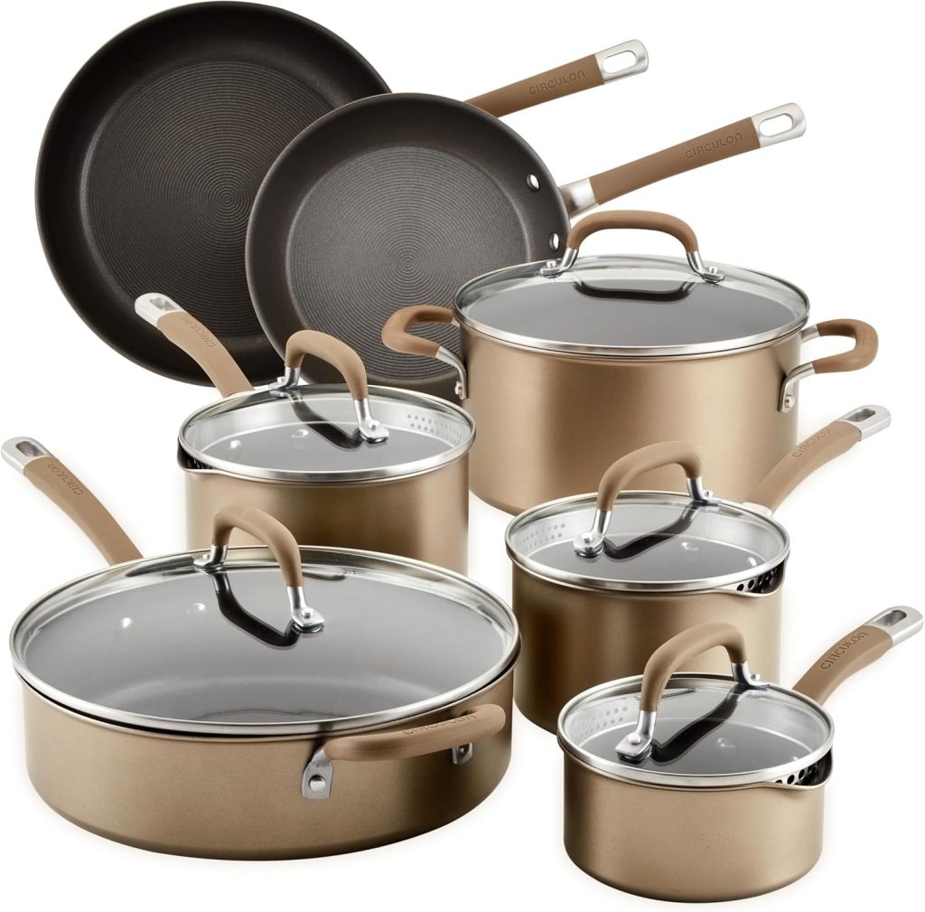 Circulon Premier Professional Hard Anodized Nonstick Cookware Induction Pots and Pans Set Review