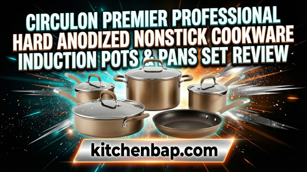 Circulon Premier Professional Hard Anodized Nonstick Cookware Induction Pots and Pans Set Review