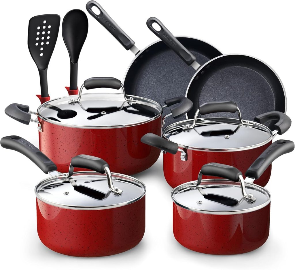 Cook N Home 15-Piece Nonstick Cookware Set