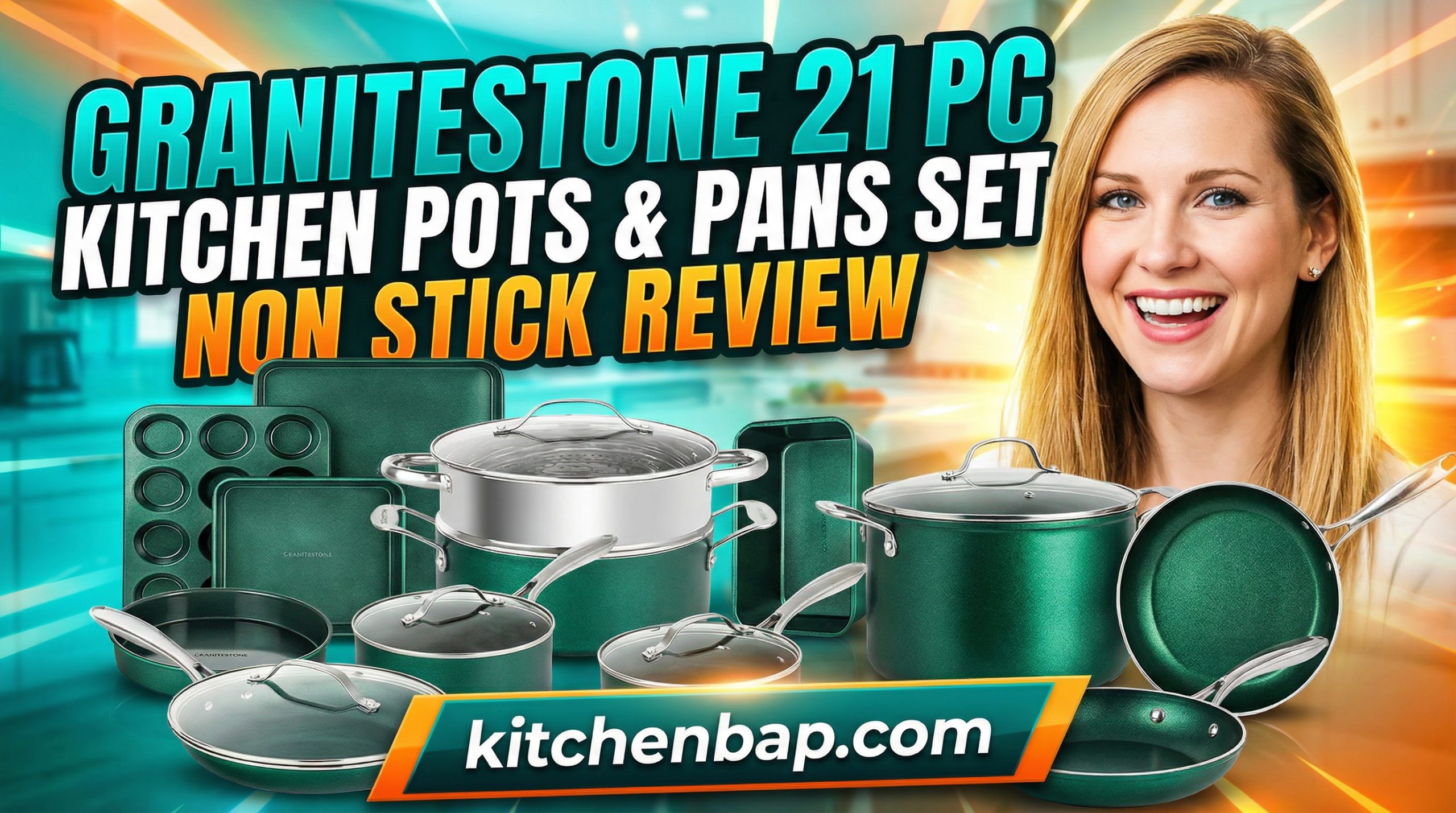 Granitestone 21 Pc Kitchen Pots and Pans Set Non Stick Review: Complete Guide for Home Cooks!