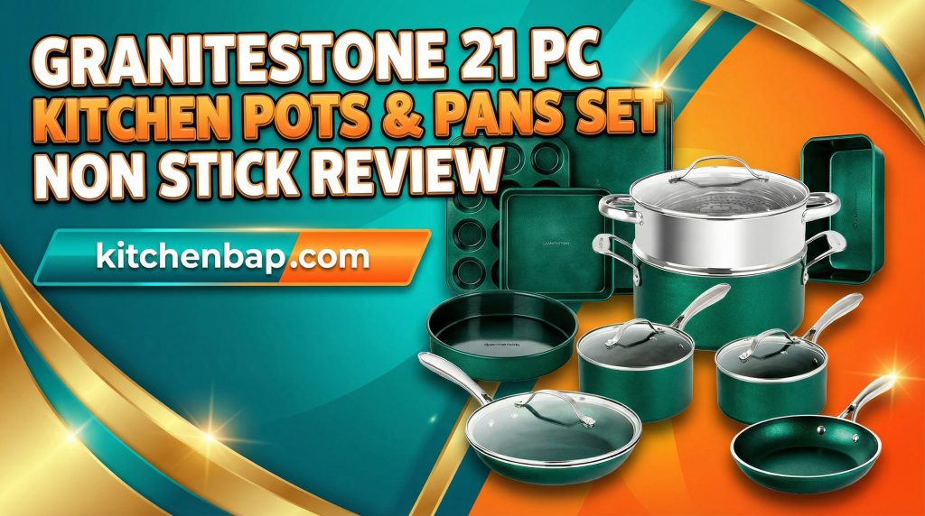 Granitestone 21 Pc Kitchen Pots and Pans Set Non Stick Review
