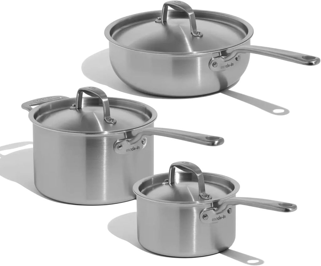 Made In Cookware 6 Piece Stainless Saucepan Set Review