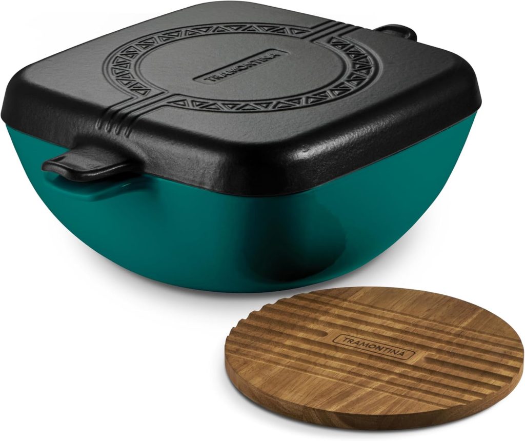 Tramontina 6.5-Quart Enameled Cast Iron Dutch Oven Set