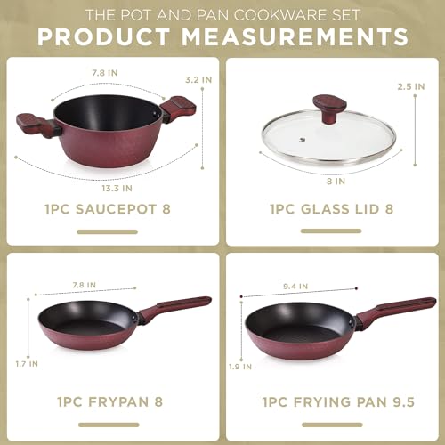 Moss & Stone 4 Piece Nonstick Cookware Set Review: Top Pick