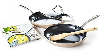 The image shows a beautifully arranged selection of cookware, perfect for the best 21 cookware anniversary gift ideas.