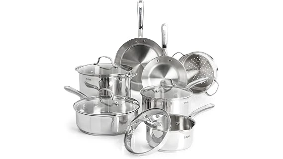 The image shows a variety of high-quality pots and pans, a selection from the Best 31 Cookware You Can Buy.