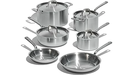 The image shows an assortment of high-quality cookware pieces perfect for Canadian kitchens.