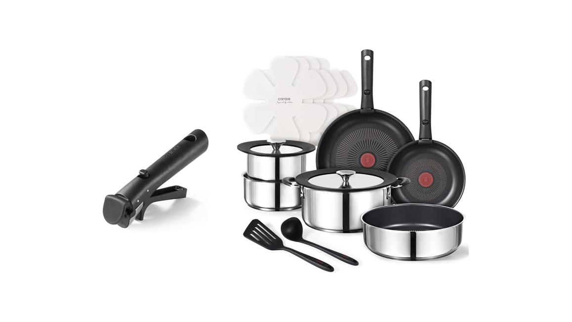 CAROTE 17pcs Stainless Steel Cookware Set – Honest Review