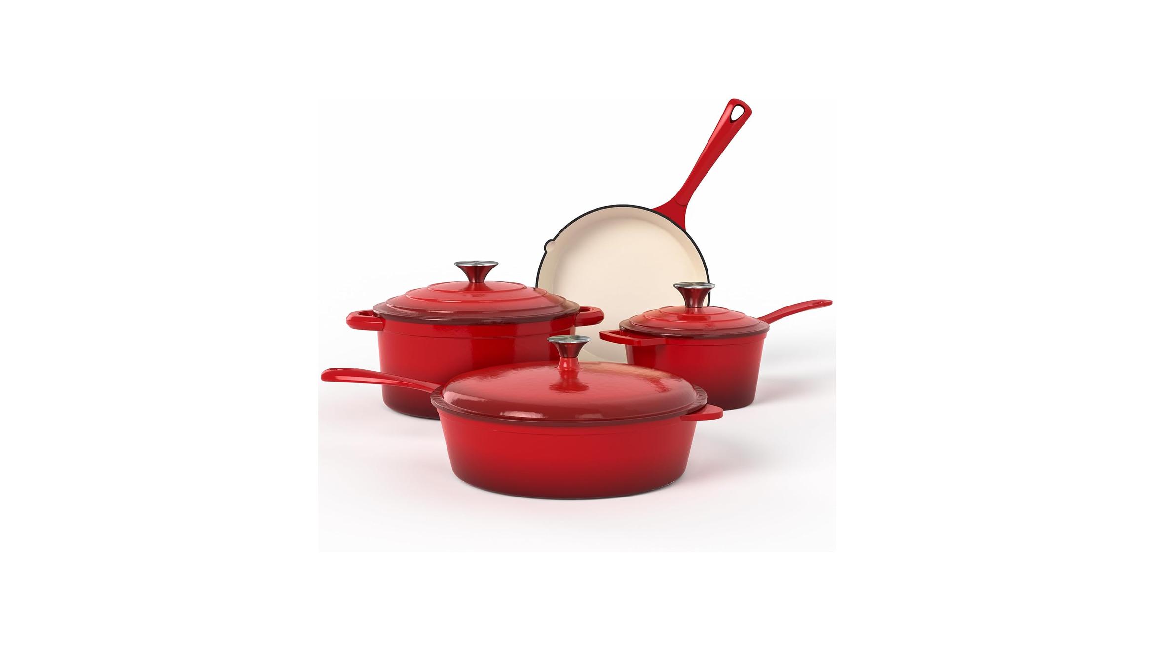 Kitchen Academy Enameled Cast Iron Cookware Sets – In-Depth