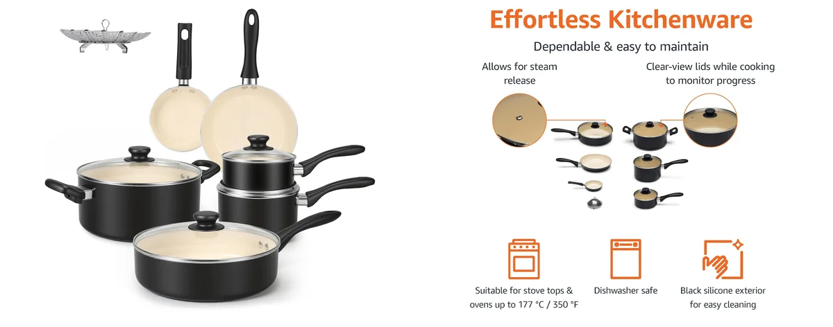 Amazon Basics 11- Piece Set images