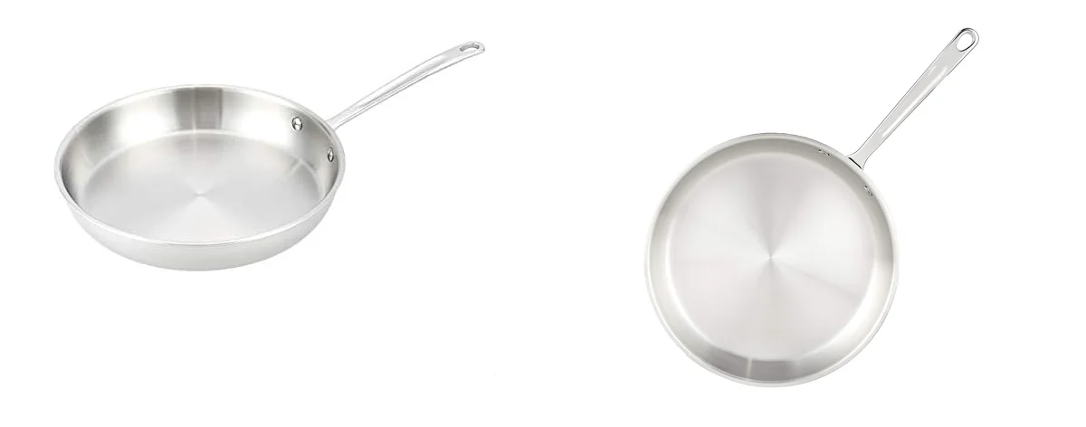 Amazon Basics Tri-Ply Stainless Steel Fry Pan images