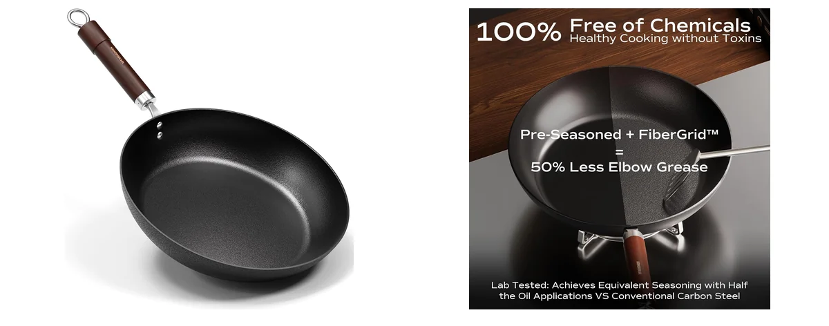 Armorbear Carbon Steel Frying Pan images