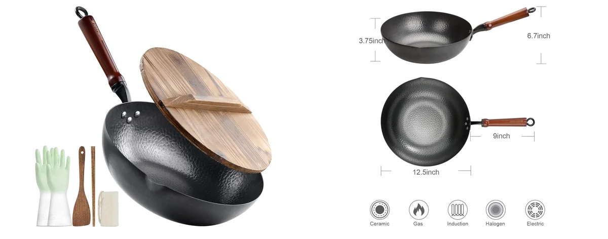 BIELMEIER Wok Pan 12.5