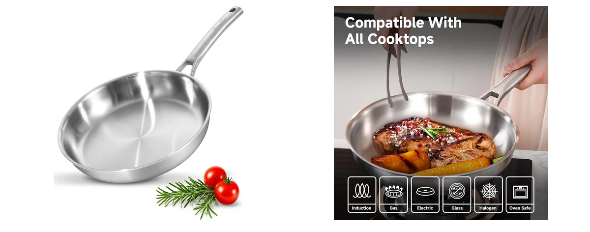 Bzayeat Chef's Frying Pan 12 Inch images