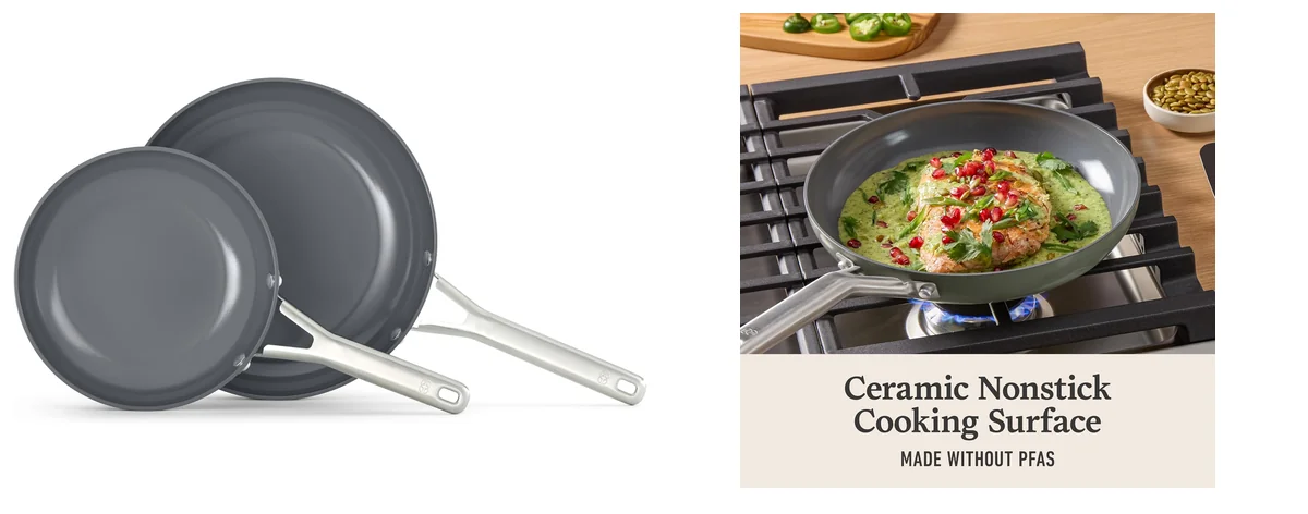 Calphalon 2 Piece Fry Pan Combo images
