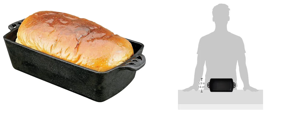 Camp Chef Home Seasoned Cast Iron Bread Pan images