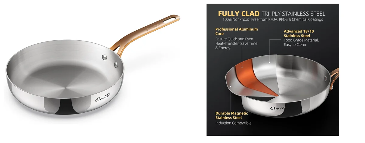 ciwete 9.5 Inch Frying Pan images