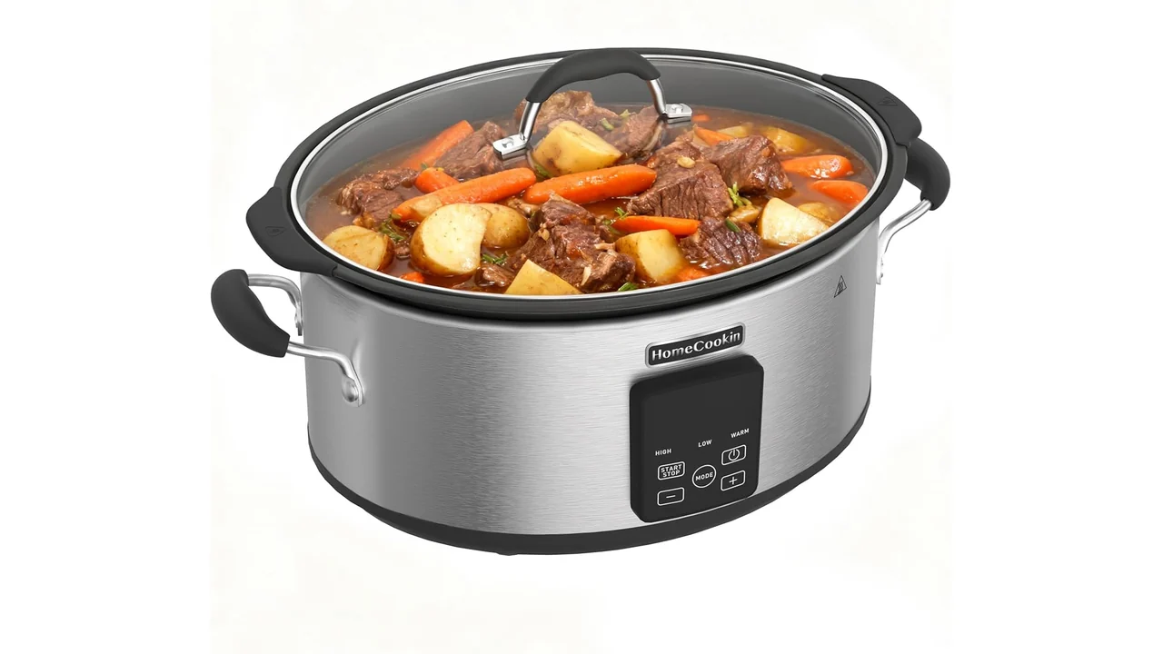 HOMECOOKIN Slow Cooker, Extra Large 10 Quart Digital