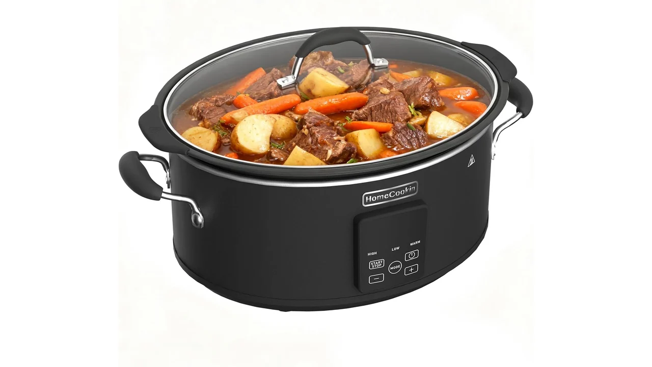 HOMECOOKIN Slow Cooker, Extra Large 10 Quart Digital