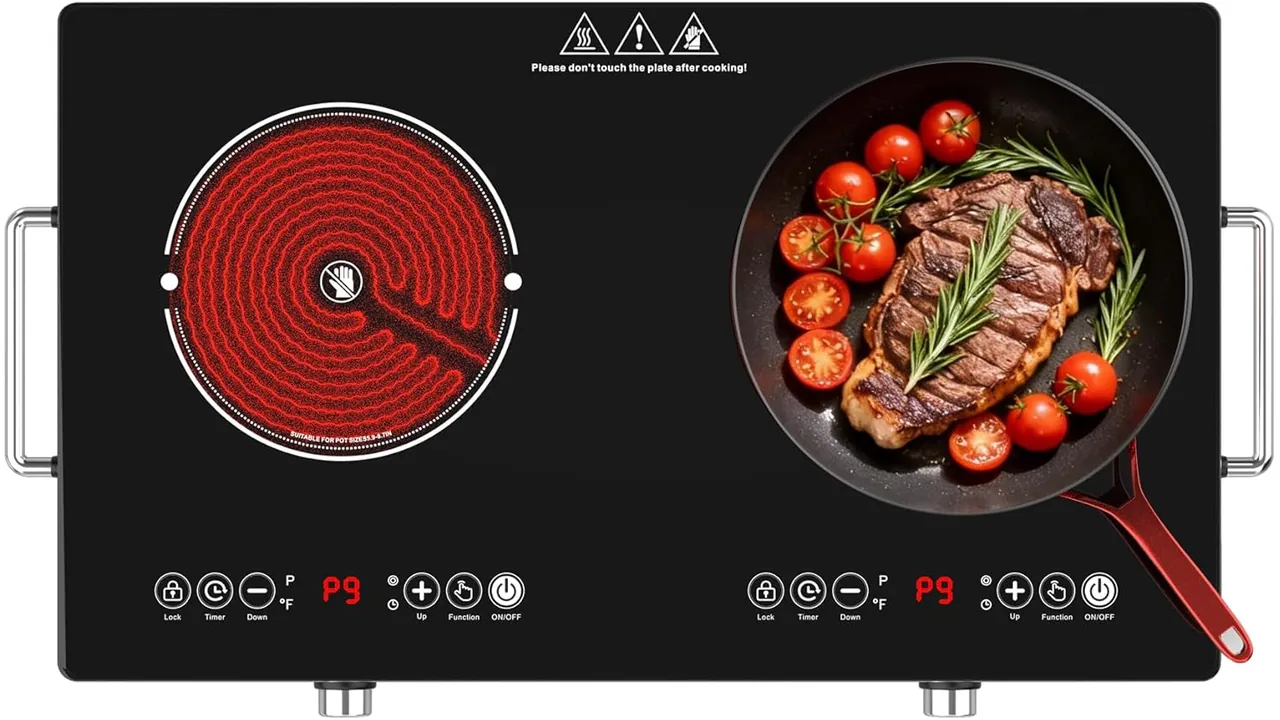 GTKZW 4000w Electric Cooktop 2 Burners – In-Depth Review