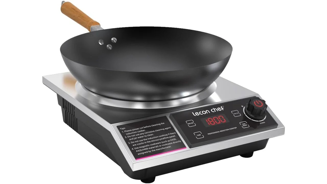 leconchef Induction Cooker Wok 1800W – Unbiased Review