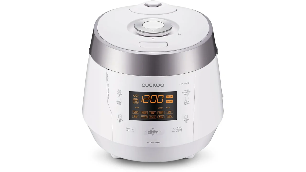 CUCKOO High Pressure Rice Cooker 10-Cup Uncooked 20-Cup