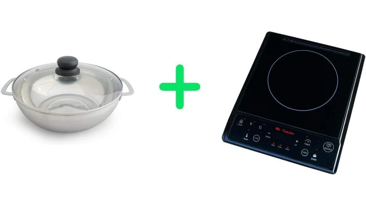 SR-964TB-42B – Combination of 1300W Induction Cooker +