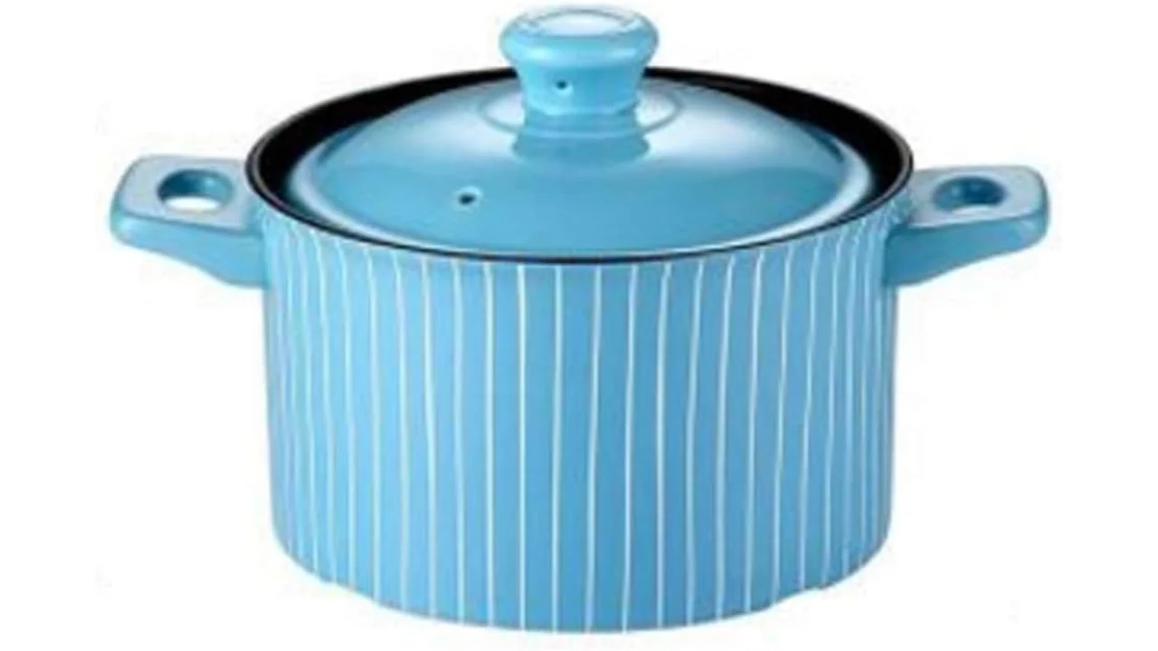 JSEIAJB Ceramic Casserole Gas Cooker Round Cooking Saucepan