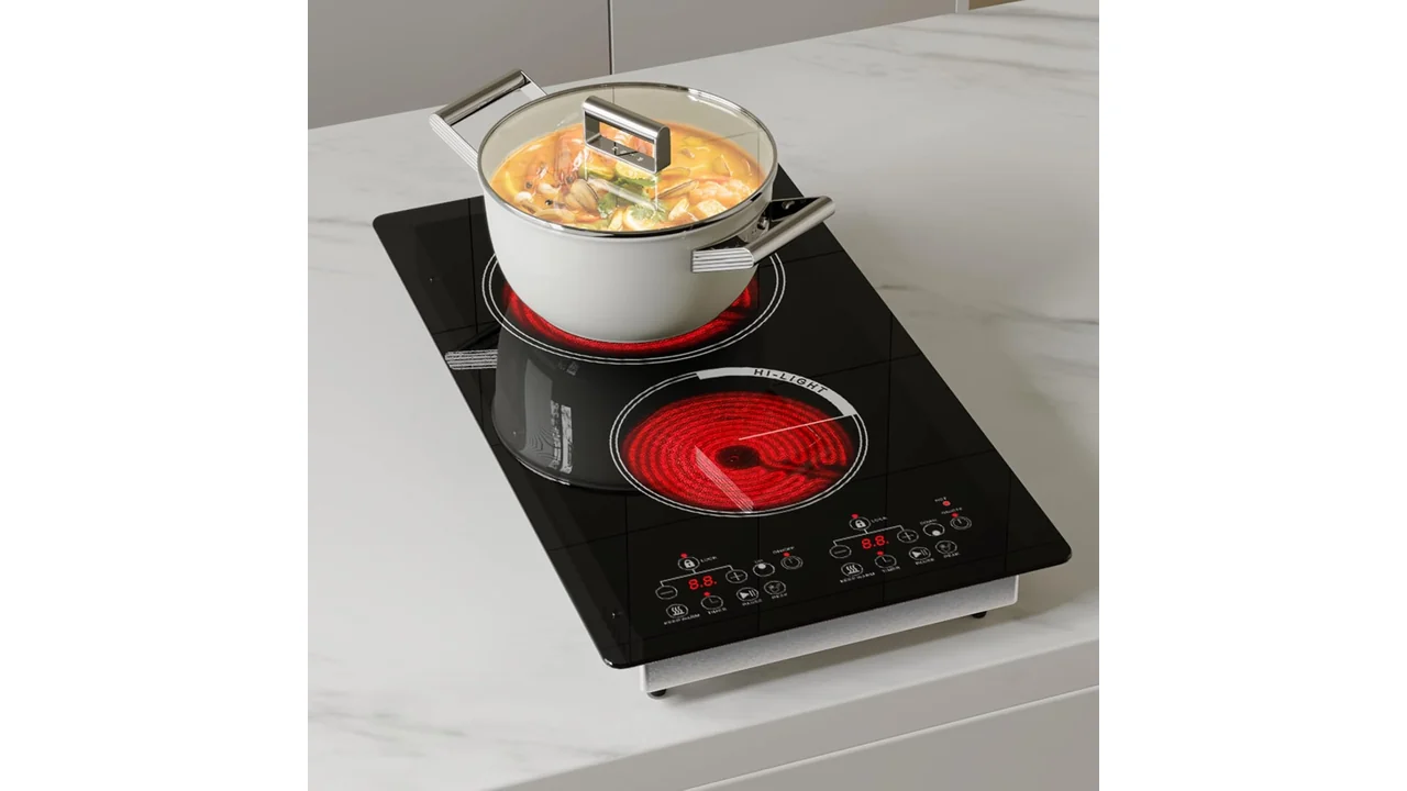 2000W 12 inch two burner Electric cooktop stove – Honest