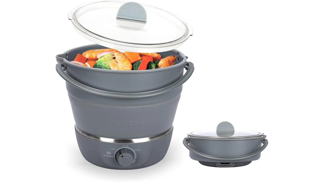 Drizzle Foldable Electric Cooker Travel Hot Pot – In-Depth