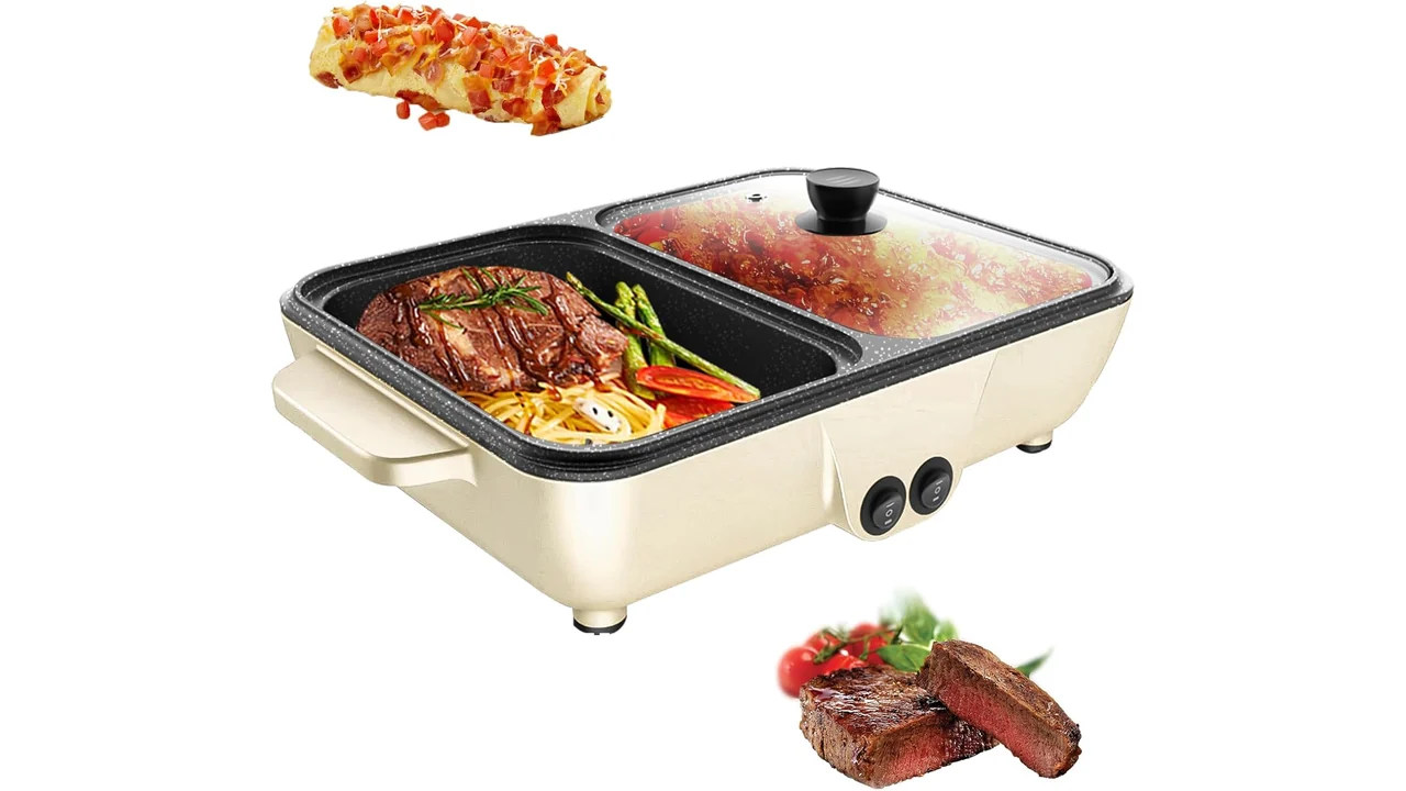 2-in-1 Electric Hot Pot Grill Combo – Honest Review