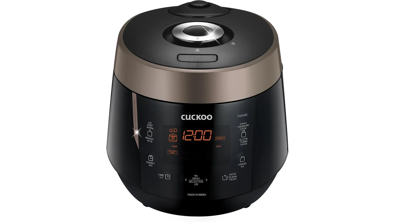 CUCKOO High Pressure Rice Cooker 6-Cup Uncooked 12-Cup