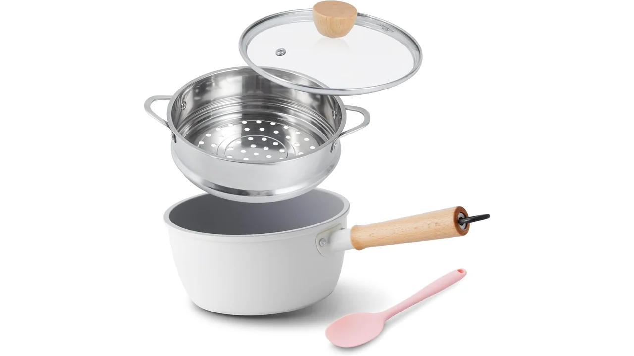 ROCKURWOK Ceramic Nonstick Sauce Pan Lid, 2 Quart – Honest