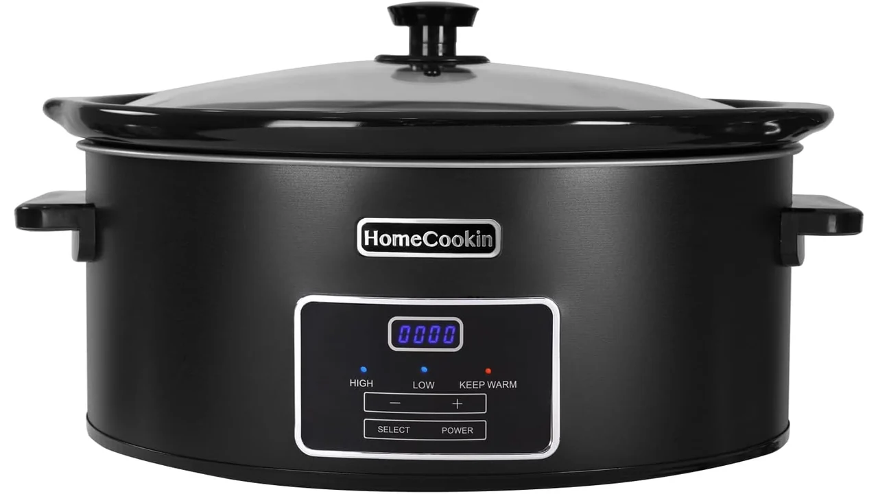 HOMECOOKIN 8 Quart Programmable Slow Cooker – Detailed