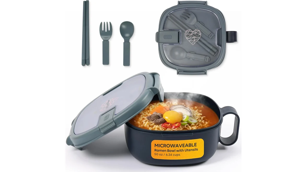 AI LOVE PEACE Microwavable Ramen Bowl Cooker Lid: Honest