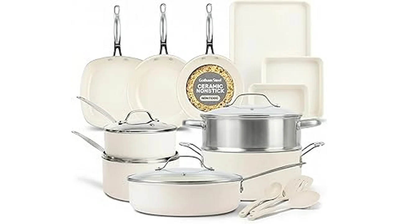 The image shows a collage of various popular cookware items representing the Most Popular 31 Cookware Brands in the World.