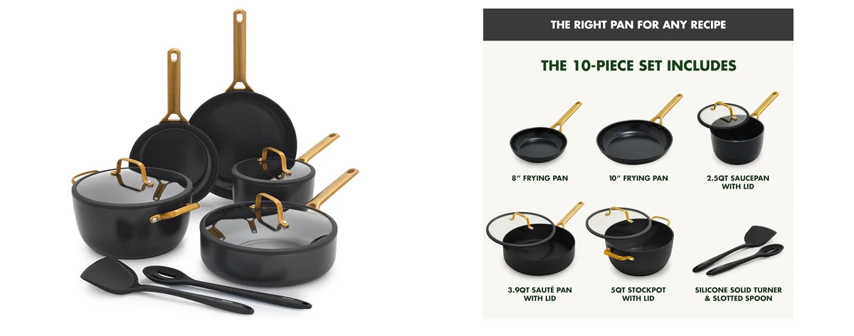 GreenPan 10 Piece Cookware Set images