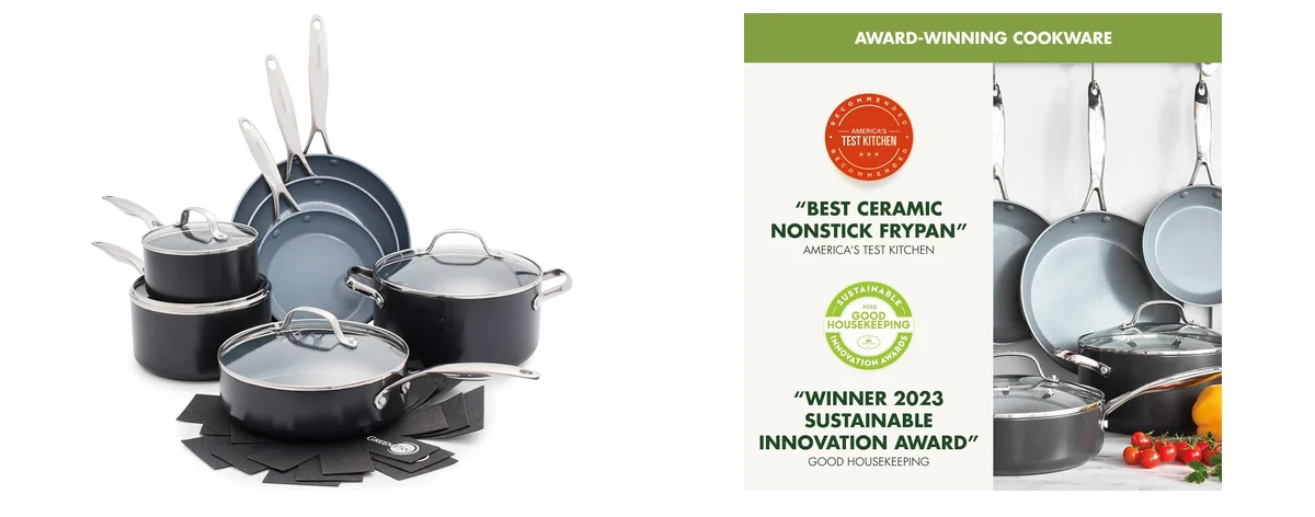 GreenPan 11 Piece Cookware Set images
