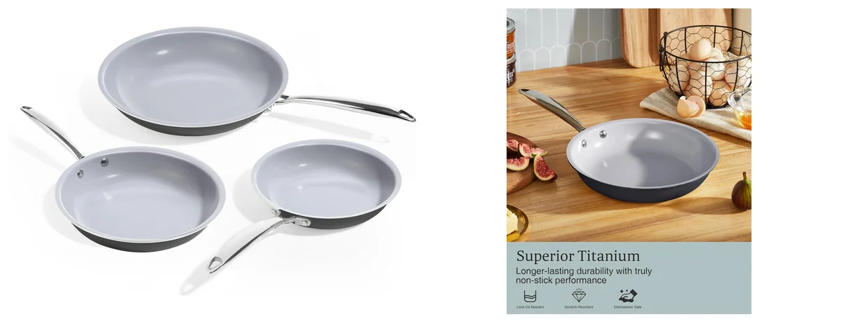KITEXPERT Non Stick Frying Pans images