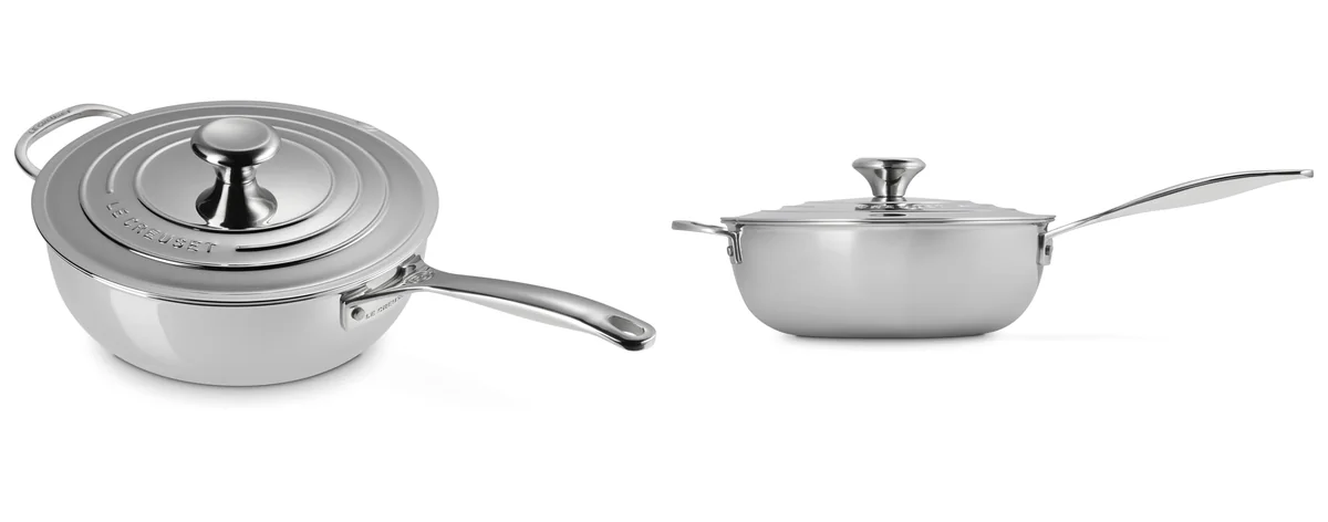 Le Creuset Tri-Ply Stainless Steel Pan 3.5 Quart images