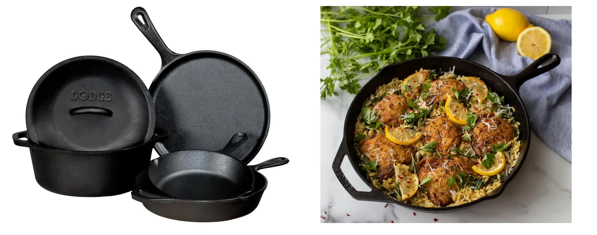 Lodge Cast Iron Set - Pre-Seasoned Kitchen images