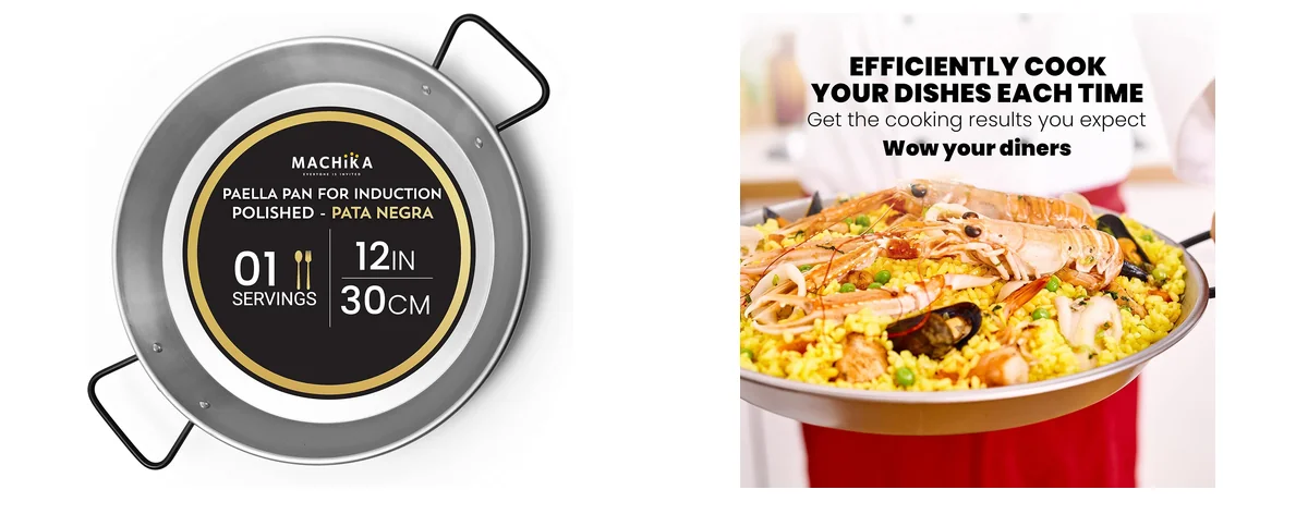 Machika Carbon Steel Pan | Professional Induction images