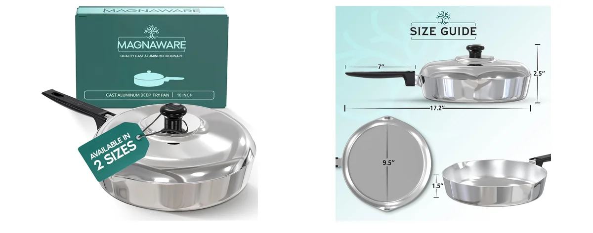 MAGNAWARE Cast Aluminum Sauté Pan images