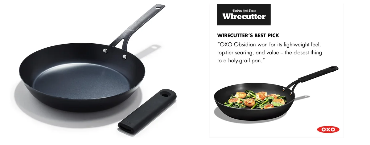 OXO Obsidian Pre-Seasoned Carbon Steel images