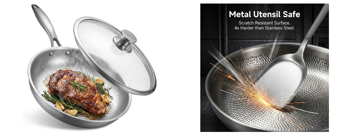 Pexucalm Titanium Frying Pan images