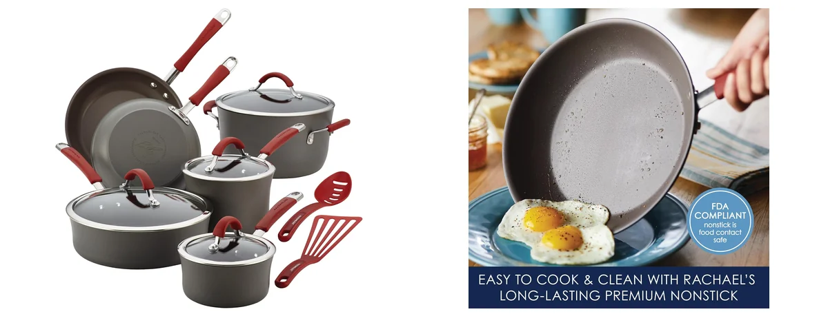 Rachael Ray 12 Piece Hard Anodized images