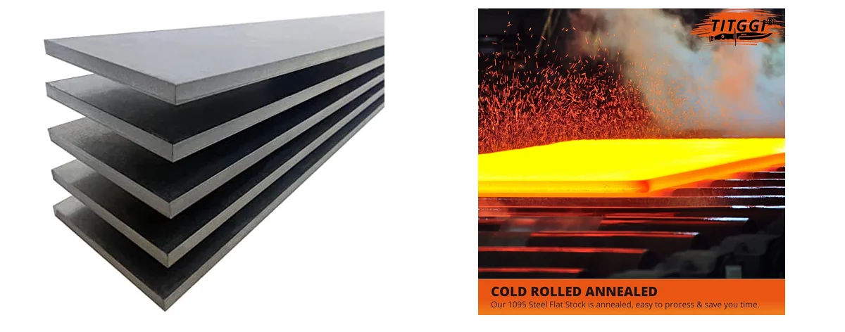 TITGGI 5 Pack 1095 Steel for Knife images